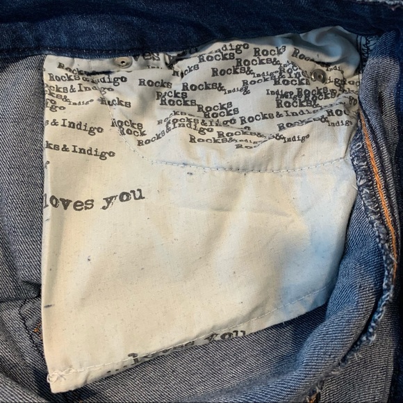 Rocks & Indigo Distressed Skinny Jeans size 24 - Picture 8 of 10